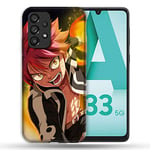 Cokitec Coque pour Samsung Galaxy A33 5G Manga Fairy Tail Natsu Multicolore