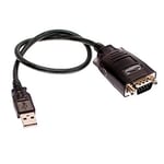 Ewent EW1116 - Adaptateur convertisseur série USB 2.0 vers RS-232 - Compatible avec Windows et Mac - Câble de 1,5 mètre