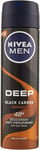 Nivea Men Deep Black Carbon Espresso Deodorant Spray 150Ml