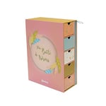 DOMIVA - Coffret BOÎTE À TRÉSORS + Journal DE Naissance Happy