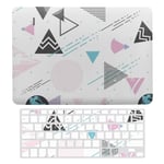 Laptop Case for MacBook Air 13 Inch & New Pro 13 Touch, Silicon Hard Shell Cover, Keyboard Cover Screen Protector Modern Abstract Art