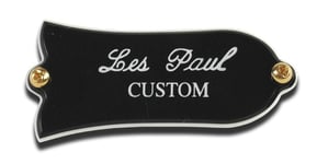 TR-020 Truss Rod Cover Les Paul Custom Black