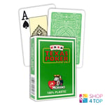 Texas Poker Hold Em Hellgrun Playing Cards Deck Modiano Jumbo Index Size New