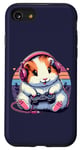 Coque pour iPhone SE (2020) / 7 / 8 Manette de jeu vidéo amusante et mignonne cochon d'Inde