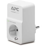 By schneider electric PM1W-GR essential surgearrest 1 outlet 230V, blanc - APC