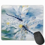 Dragonfly Mouse Pad with Non-Slip Rubber Base and Waterproof Mousepad with Stitched Edges Mouse Pads for Computers Laptop Gaming Office & Home