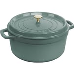 Staub Rund gryta 5 2 L Eucalyptus