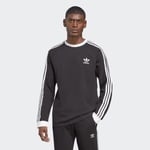 Adidas Adicolor Trefoil Classic 3 Stripe Long Sleeve Top Black White Size XXL