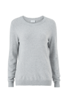 Vila - Tröja viRil L/S O-Neck Knit Top - Grå - 46