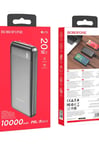 Borofone 20w Power Bank 10000mAh Portable Charger USB-C Input for iPhone Samsung