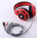 HUAKLIN Computer headset electronic game electric competition Internet cafe headphones wired music bass voice headset B