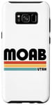 Coque pour Galaxy S8+ Moab Utah - L'aventure rétro de Red Rock