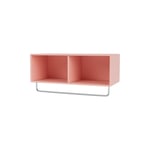 Coat Shelf With Clothes Rack, 167 Ruby