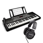 Alesis Melody 54 + M-Audio HDH40 - Electric Keyboard Digital Piano with 54 Keys, Speakers, 300 Sounds, Microphone, Headphones and Piano Lessons