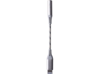 Boompods Apple iPad/iPhone/iPod Tilslutningskabel [1x Jacktilslutning 3,5 mm - 1x Apple Lightning-stik] 1.50 m Titan