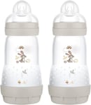 MAM Easy Start Self Sterilising Anti-Colic Baby Bottle Pack of 2 (2 X 260 Ml), M
