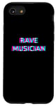 Coque pour iPhone SE (2020) / 7 / 8 Rave Musician Techno EDM Music Maker Festival Composer Raver