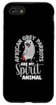 Coque pour iPhone SE (2020) / 7 / 8 Animal préféré - perroquet gris