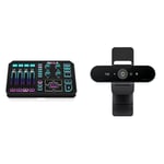 TC Helicon GoXLR Revolutionary Online Broadcaster Platform with 4-Channel Mixer, Motorized Faders & Logitech Brio Stream Webcam - Ultra 4K HD Video Calling, Noise-Cancelling Mic