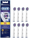 Oral-B Genuine 3D White 8XL Replacement Toothbrush Heads Electric Toothbrush 