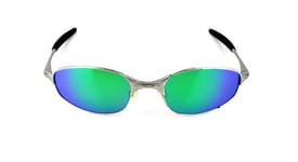 NEW POLARIZED CUSTOM GREEN LENS FOR OAKLEY A WIRE SUNGLASSES