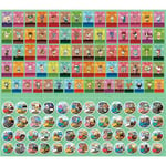 122 Mini Cartes NFC Delicate Pour Nintendo Switch AMIIBO WII U Animal Crossing