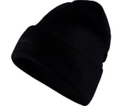 CORE ESSENCE BEANIE LÖPARMÖSSA Dam BLACK L/XL