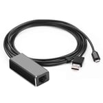 Récepteur-décodeur,Adaptateur Micro USB vers Ethernet RJ45 pour bâton de feu 4K Chromecast Google Home, Mini adaptateur [D218358162]