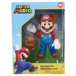 Figurine - Jakks Pacific - Super Mario Bros : Mario Raton Laveur Racoon - 10 Cm