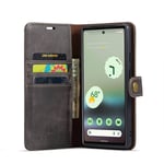 Mobil lommebok DG-Ming 2i1 Google Pixel 6A - Grå