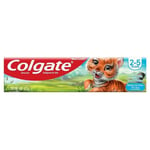 6 x Colgate Anticavity Toothpaste For Kids Bubblefruit 2-5 Years 50ml