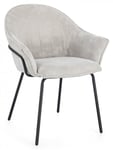 Urban Fusion Collection - La Boca Stol Ljusgrå/Svart