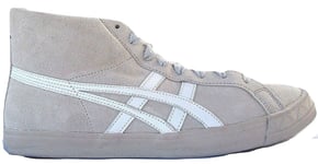 Mens Onitsuka Tiger Fabre Suede Casual Sneakers Trainers Hi Tops Grey Size 6.5