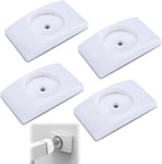 Stair Gate Extension 4PCS Baby Gate Wall Protector Kits Stair Gate Wall White