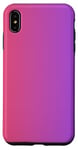 Coque pour iPhone XS Max Échantillon de couleur dégradé élégant minimaliste mignon rose mauve uni