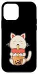 iPhone 12 mini Cat Mug Straw Case