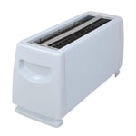 Toaster 4 Slice, Extra Wide Slot Compact Retro Toaster, with 6 Bread Shade Settings, 1150W for Bread Waffles, Cream, White
