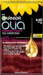Garnier Olia Permanent Hair Dye, up to 100% Grey Hair Coverage, No Ammonia, 5.0