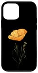 Coque pour iPhone 12 mini Fleur sauvage Fleur de Californie Coquelicot Fleur Fille Plante Maman