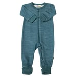 Jumpsuit, Joha, Ull/Bambus, Ensfarget Blå-100