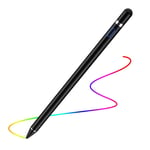 LIDIWEE Touch Screens Stylus Pen for iPad iPhone, Universal Capacitive Stylus Pens Pencil Compatible for iPad Pro Mini, Samsung galaxy, huawei Smartphones and Tablets, Black