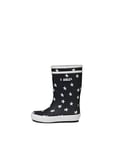 Aigle Lolly Pop Play2 Rain Boot, Multicolor Navy Star, 11 UK Child