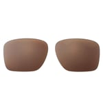 New Walleva Brown Polarized Replacement Lenses For Oakley Sliver XL Sunglasses
