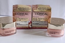 2x L'0real Paris Age Perfect Golden Age Rosy Glow & Radiance Day Cream, 50ml