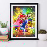 5D diamantmålningssatser för vuxna Super Mario för barn - 30x 40 cm