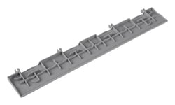 PELA Kantlist till garagegolv 38x38 cm, grå, 2-pack stengrå, 10-pack