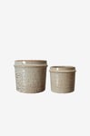 Wikholm Form - Kruka Eva S/2 - Brun