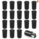 35mm Film Canister 30Pcs Film Cannisters for Science, Plastic Film Canister, Camera Film Canister for Scientific Activity Small Accessories (Black)