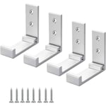 Väggmonterad krok i aluminiumlegering 90° Fällbara klädkrokar med skruv