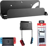 Support Mural pour NS Switch et NS Switch OLED, Support Mural avec Support de contrôleur de NS Switch